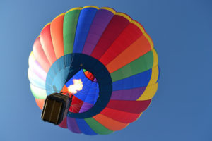 Ballooning Over Ashbourne Derbyshire