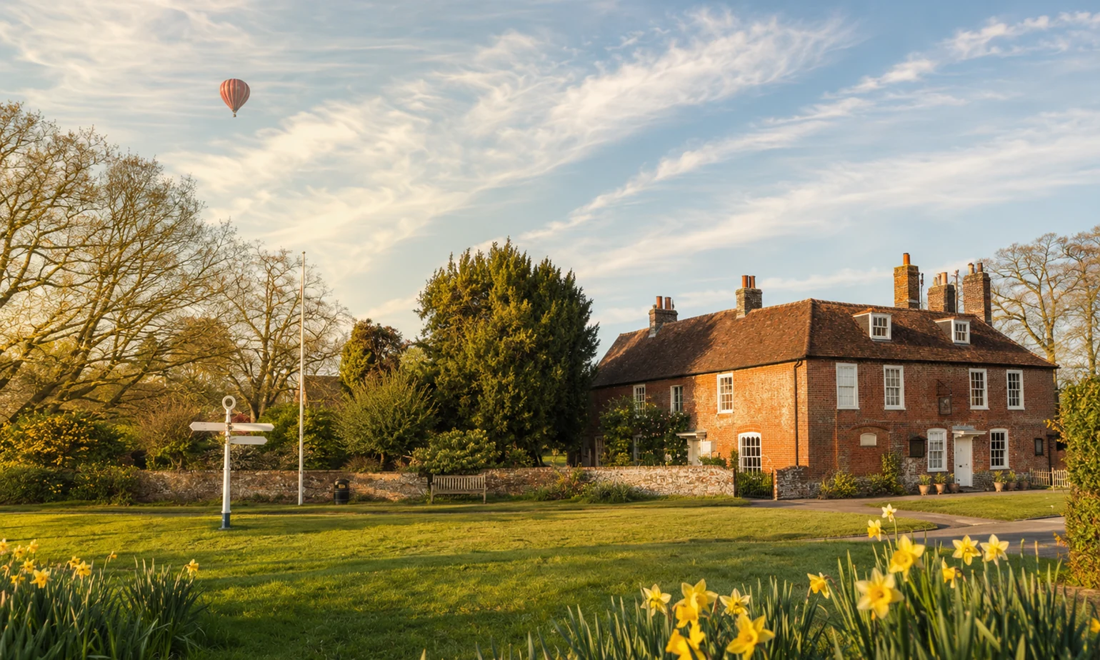 Hot air balloon flight in Alton, Hampshire