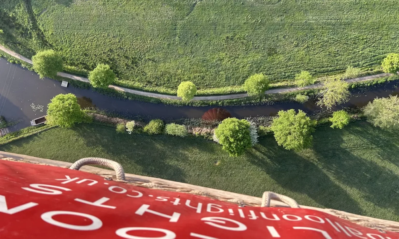 Hot air balloon flight in Fernhurst, West Sussex