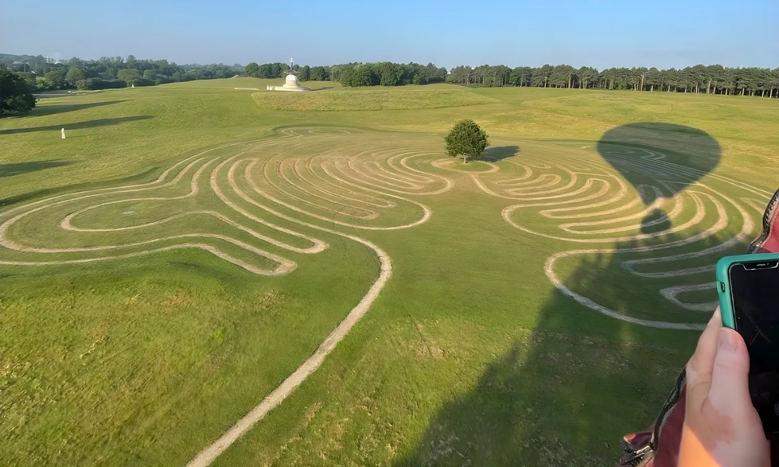 Hot air balloon flight in Milton Keynes, Buckinghamshire
