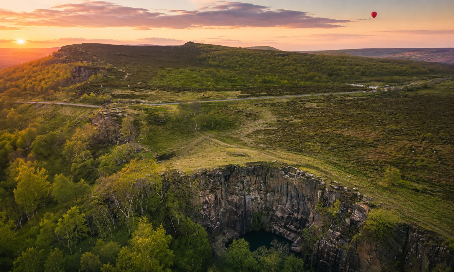 Hot air balloon flight in Sheffield, South Yorkshire