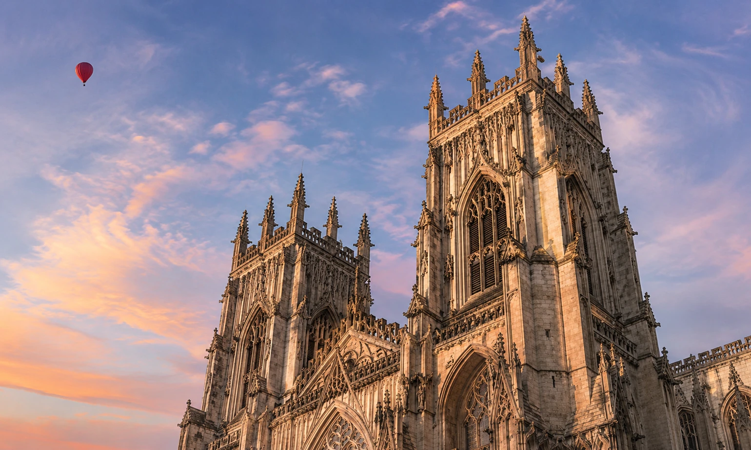 Hot air balloon flight in York, North Yorkshire