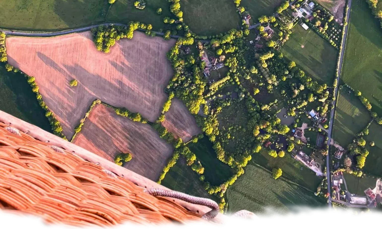 Hot air balloon flight from Hollingbourne, one of the closest launch locations to Hythe, Kent