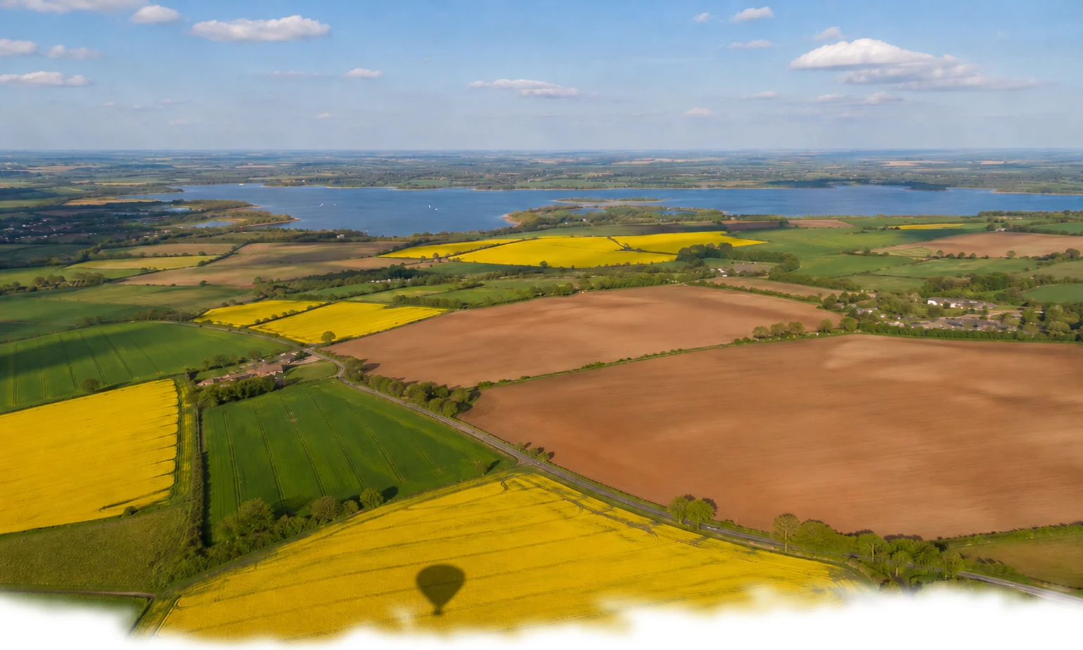 Hot air balloon flight from Rugby, one of the closest launch locations to Knowle