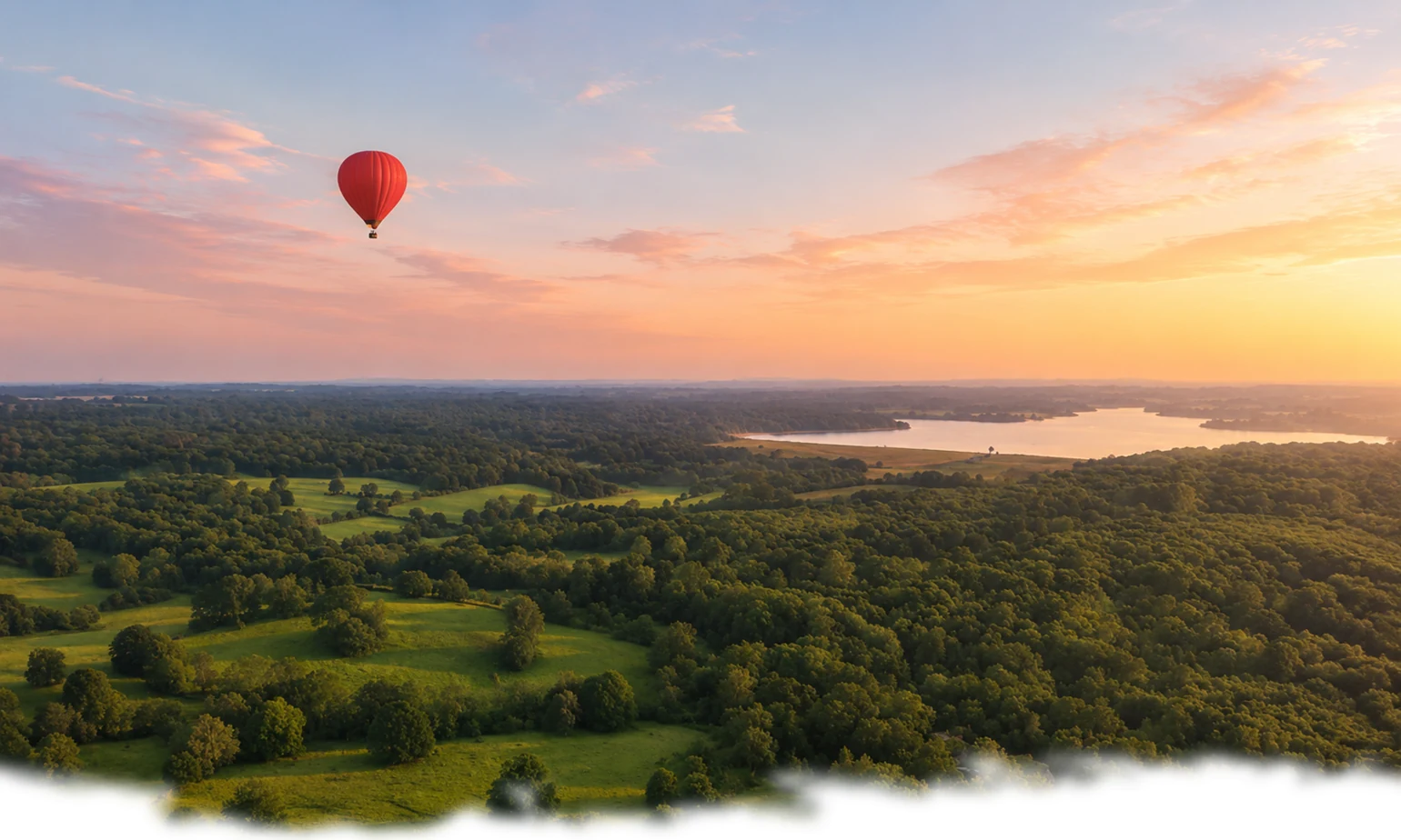 Hot air balloon flight from Wadhurst, one of the closest launch locations to Horley